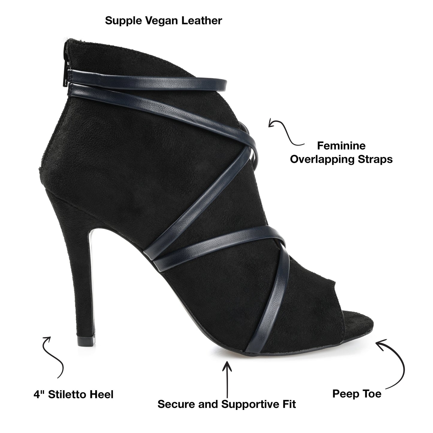 JOURNEE Collection Samara Booties - Wide Width