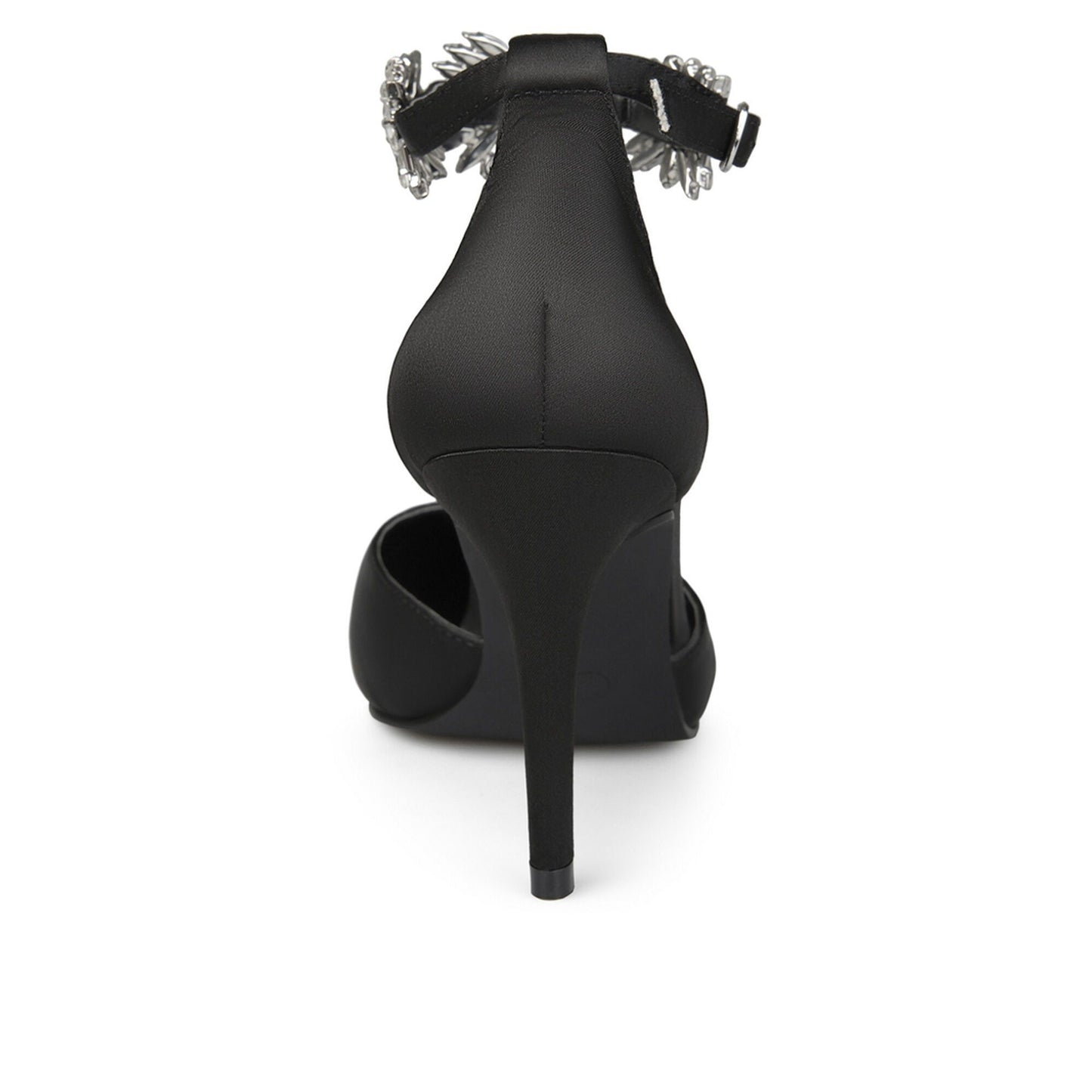 JOURNEE Collection Loxley Embellished Ankle Strap D'Orsay Stiletto Pumps