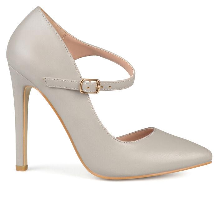 JOURNEE Collection Athea Ankle Strap Pointed Pumps