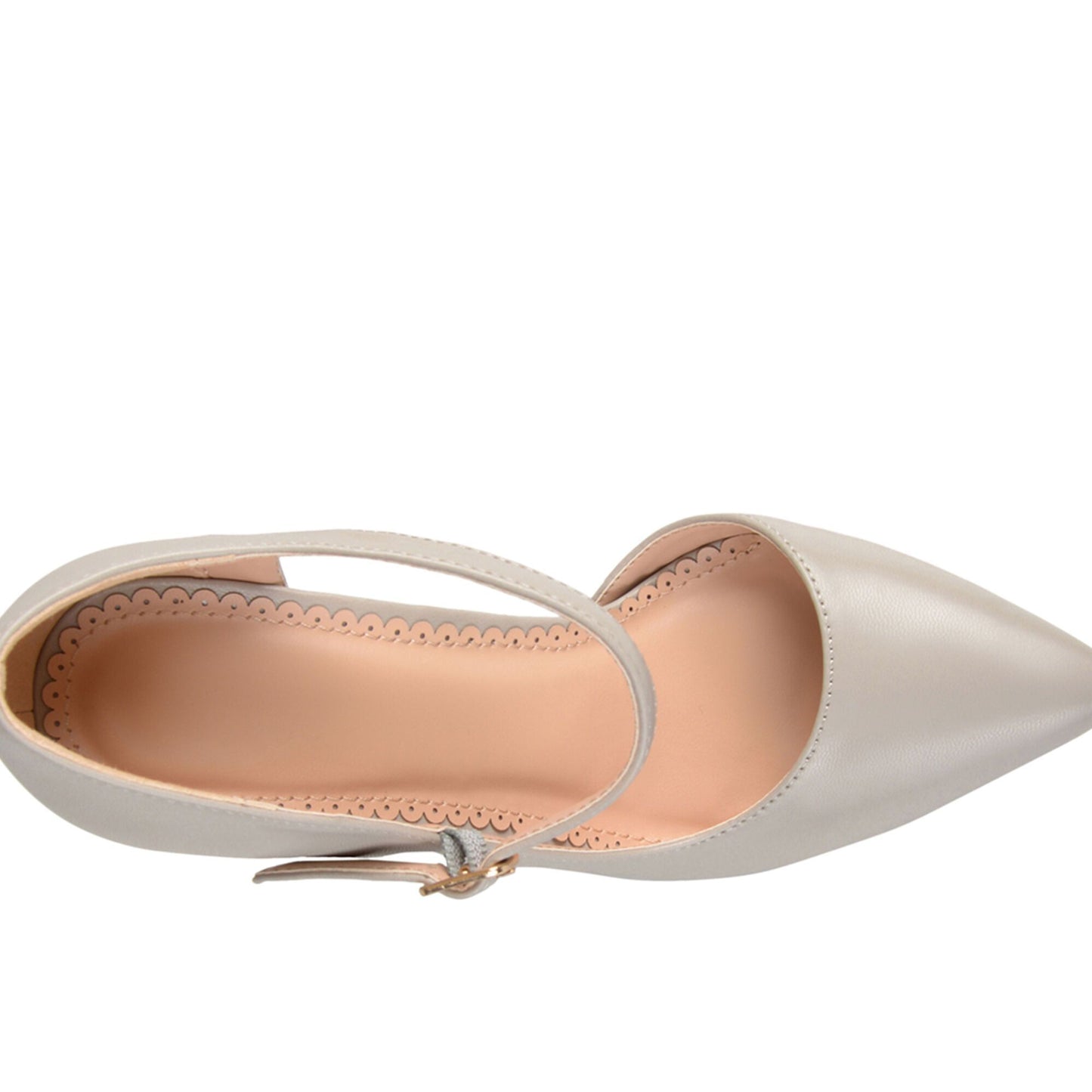 JOURNEE Collection Athea Ankle Strap Pointed Pumps