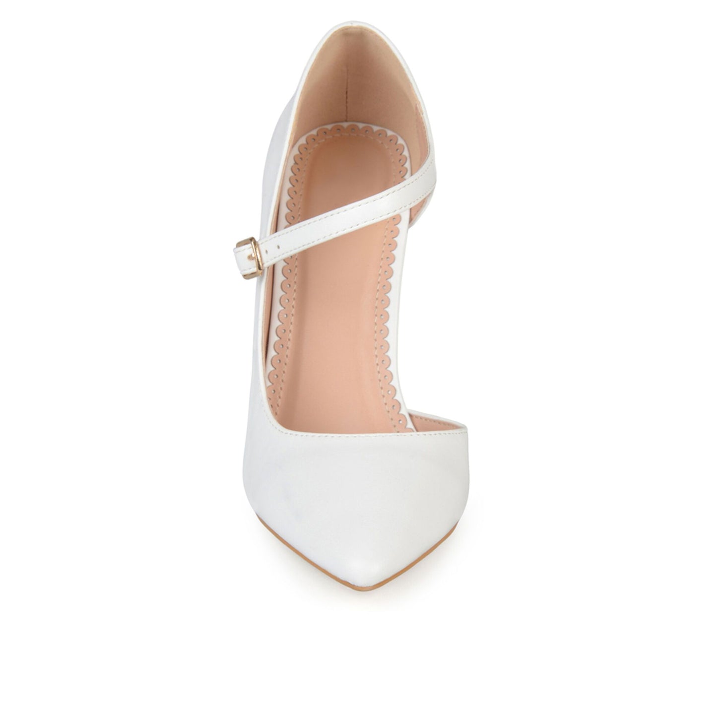 JOURNEE Collection Athea Ankle Strap Pointed Pumps