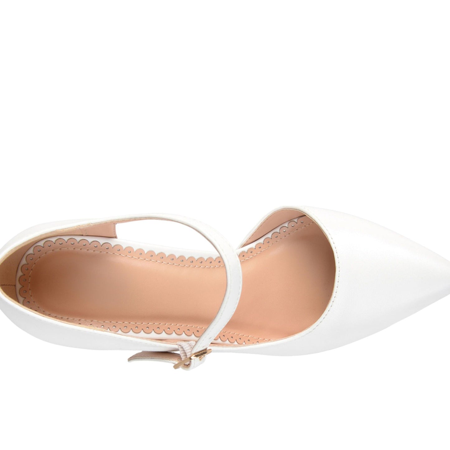 JOURNEE Collection Athea Ankle Strap Pointed Pumps