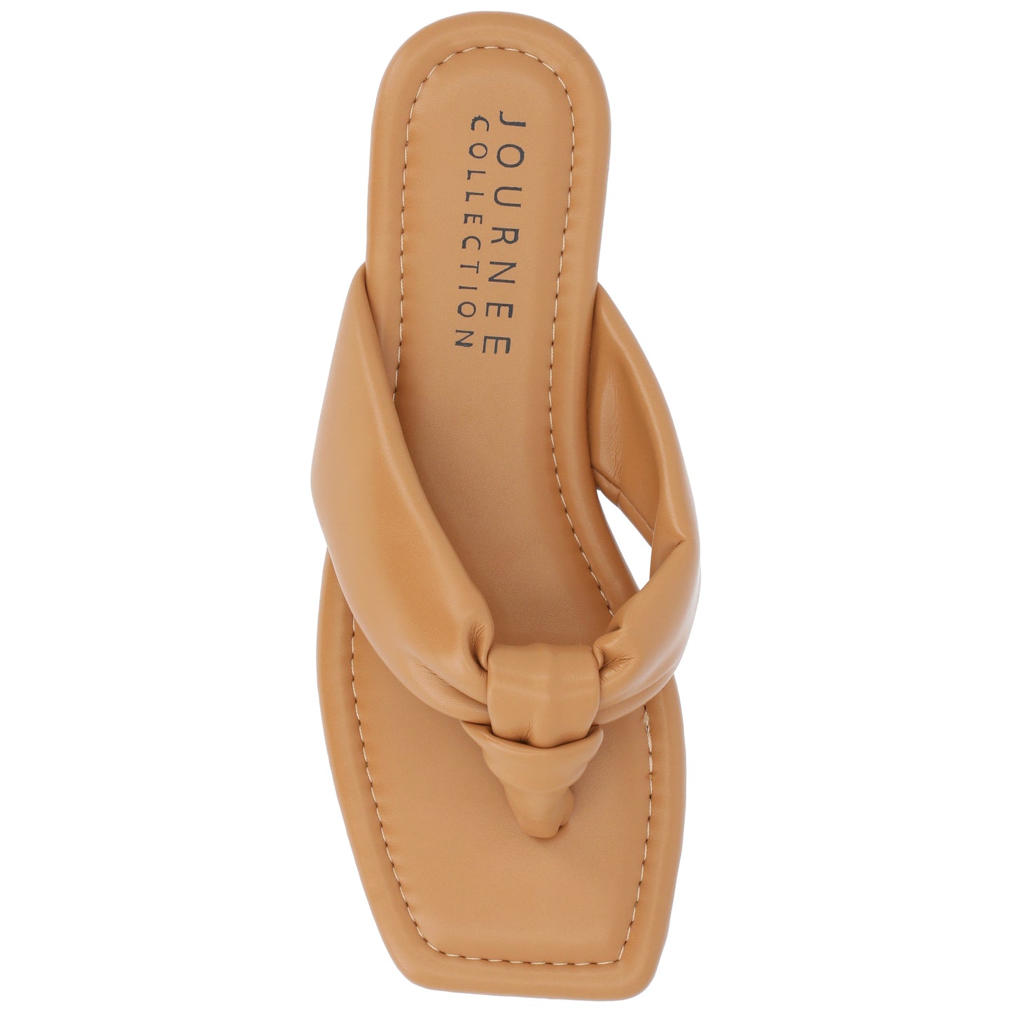 JOURNEE Collection Ares - Flip-Flop Sandals, Tan