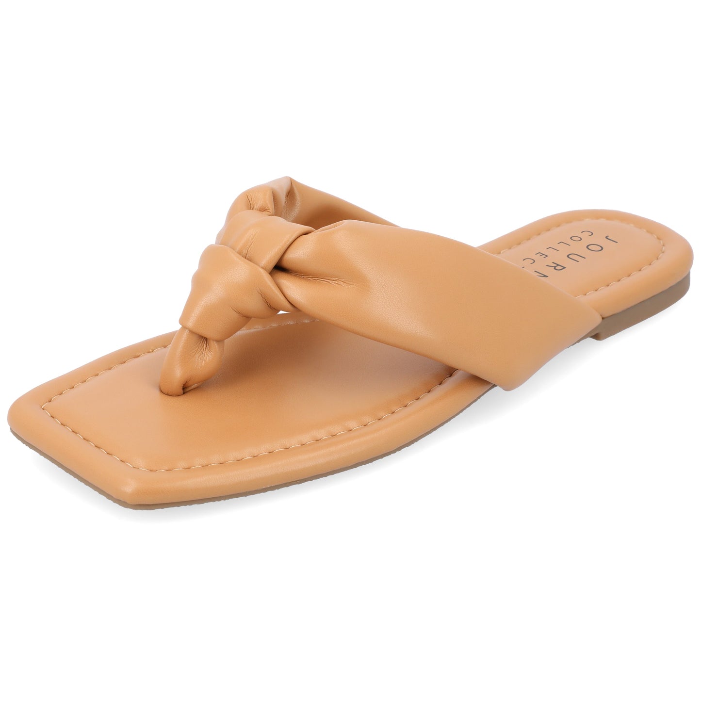 JOURNEE Collection Ares - Flip-Flop Sandals, Tan