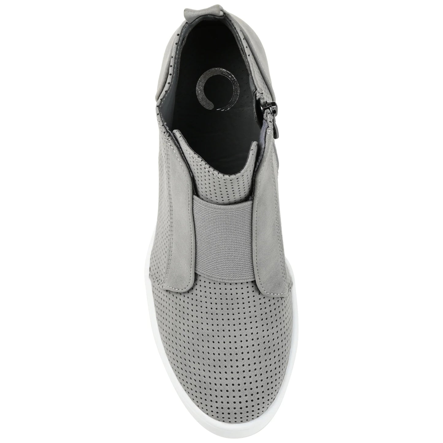 JOURNEE Collection Clara Senakers Wide Width, Grey