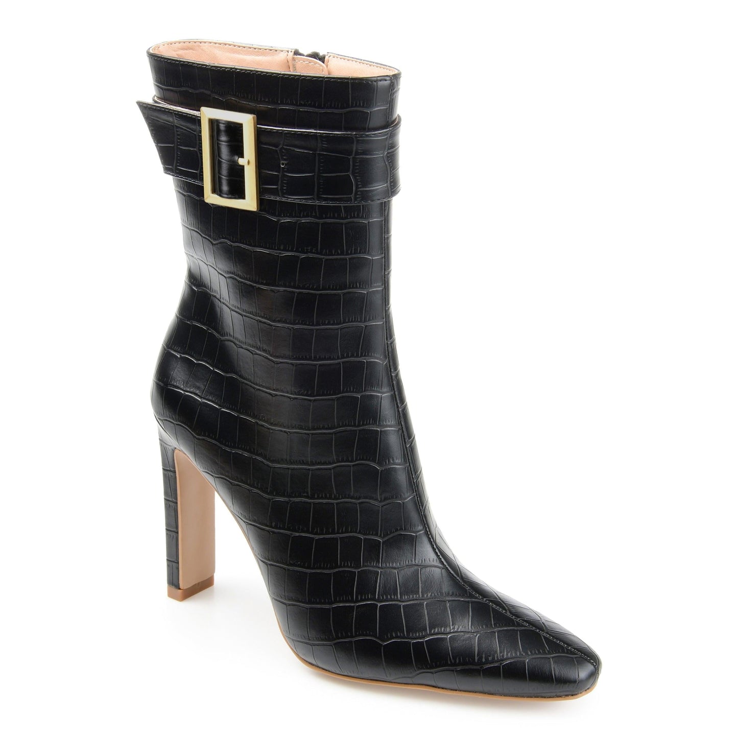 JOURNEE Collection Elanie Booties, Black