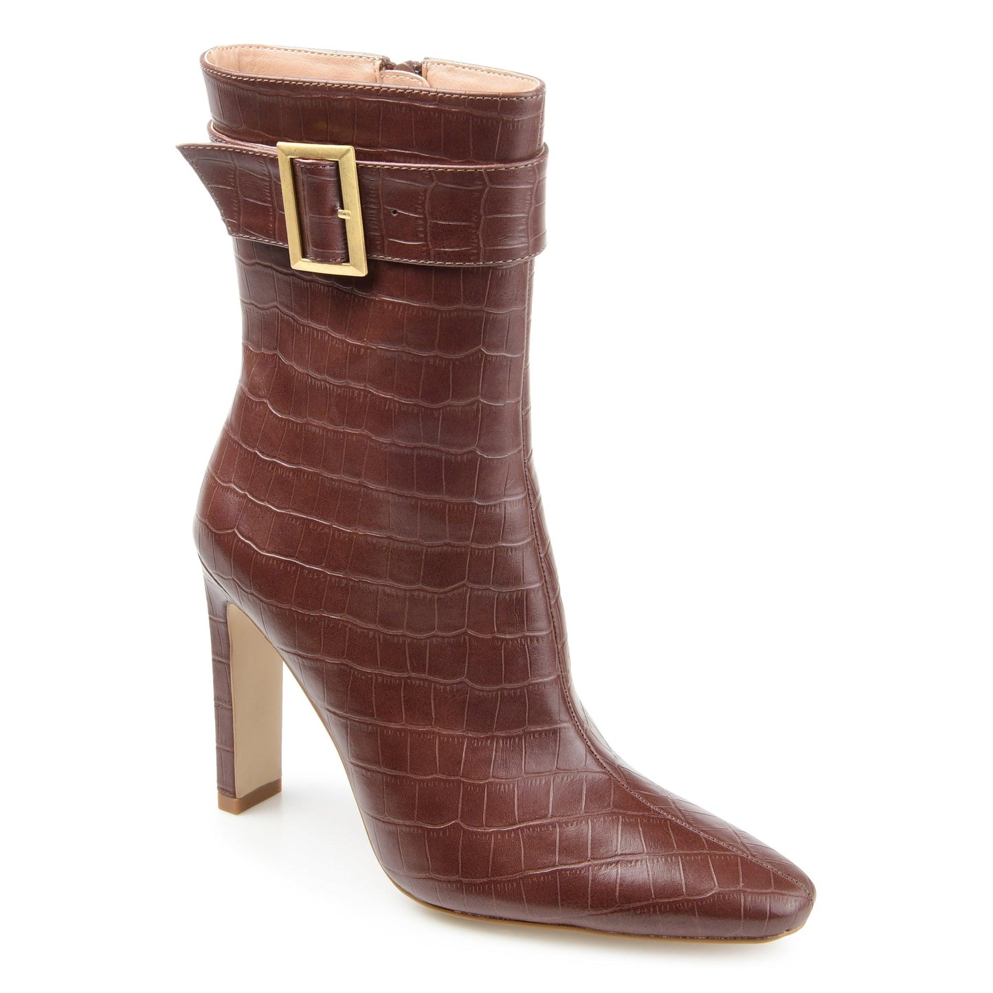JOURNEE Collection Elanie Booties, Brown