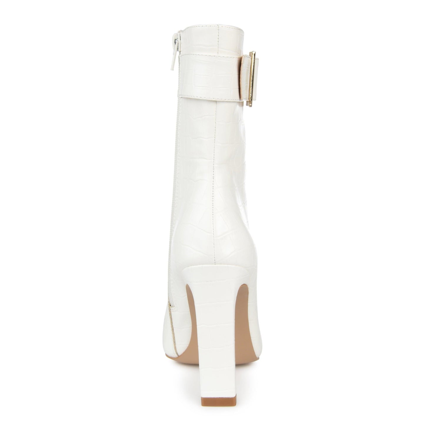 JOURNEE Collection Elanie Booties, White