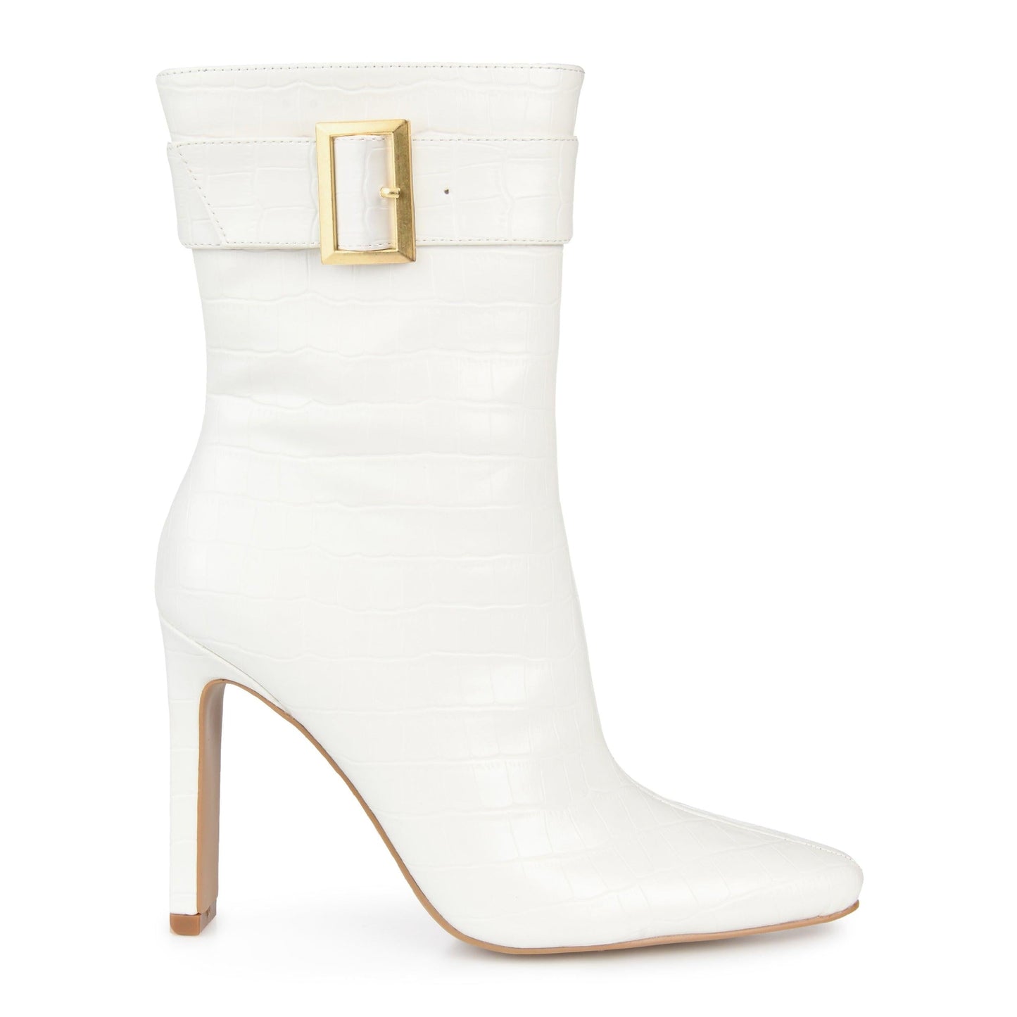 JOURNEE Collection Elanie Booties, White