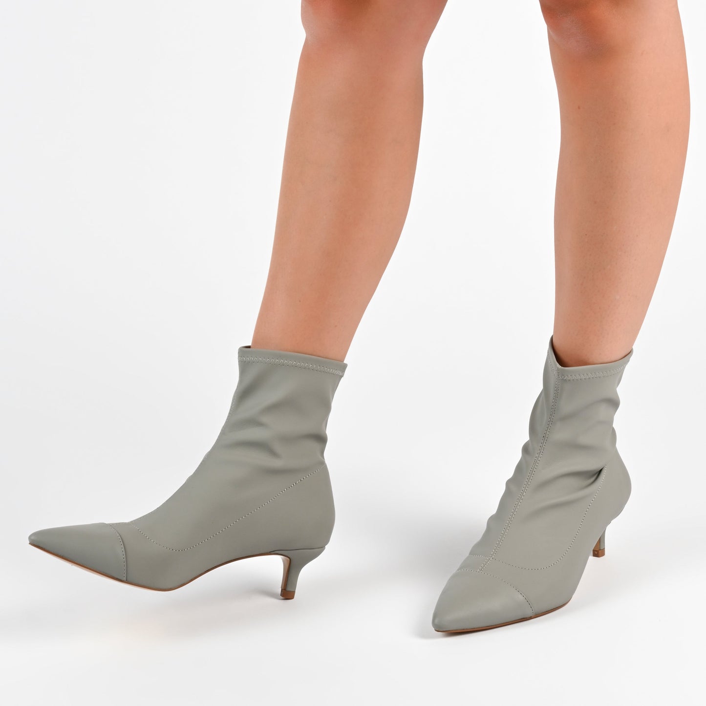 JOURNEE Collection Jadde Booties, Grey