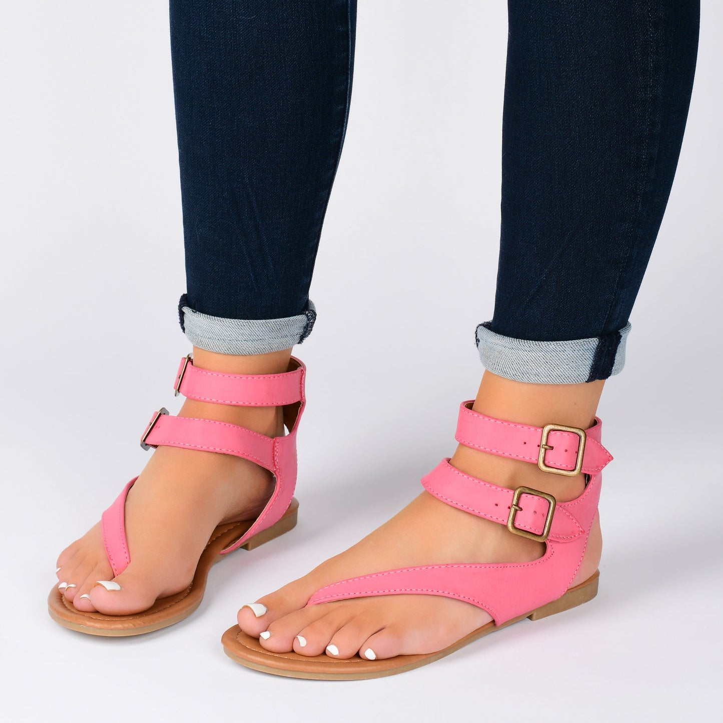 JOURNEE Collection Kyle - Flip-Flop Sandals, Pink