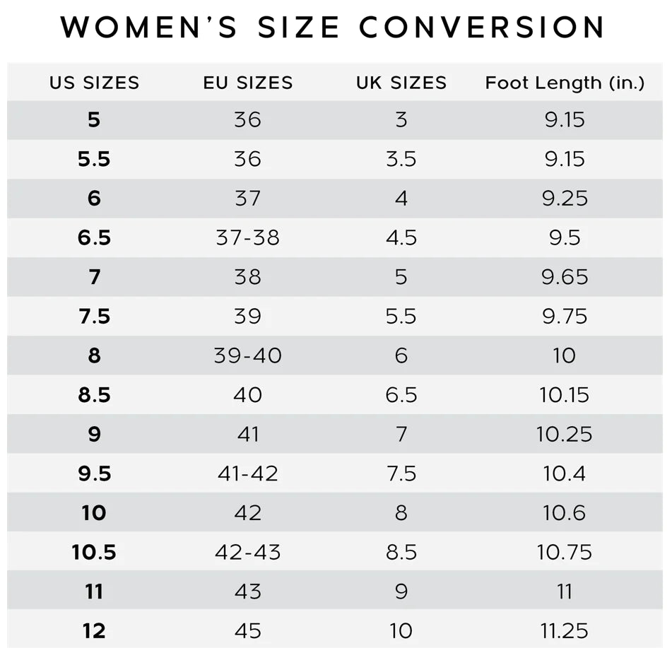 JOURNEE Collection Cardi Sneaker _Standard Width, Size Chart