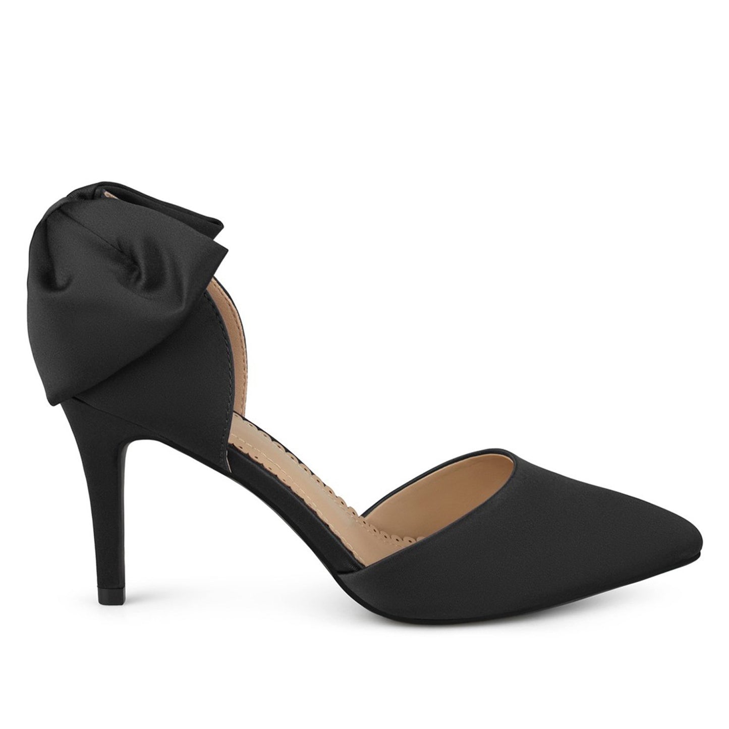 JOURNEE Collection Tanzi D'Orsay Bow Pump Test 23132