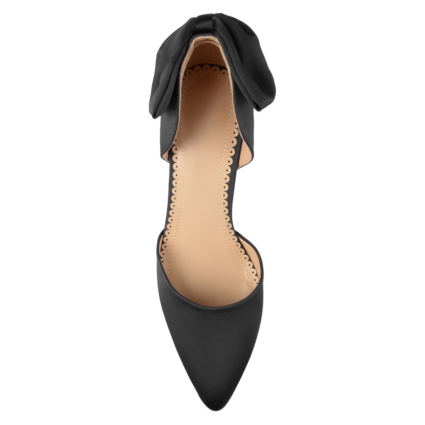 JOURNEE Collection Tanzi D'Orsay Bow Pump Test 23132