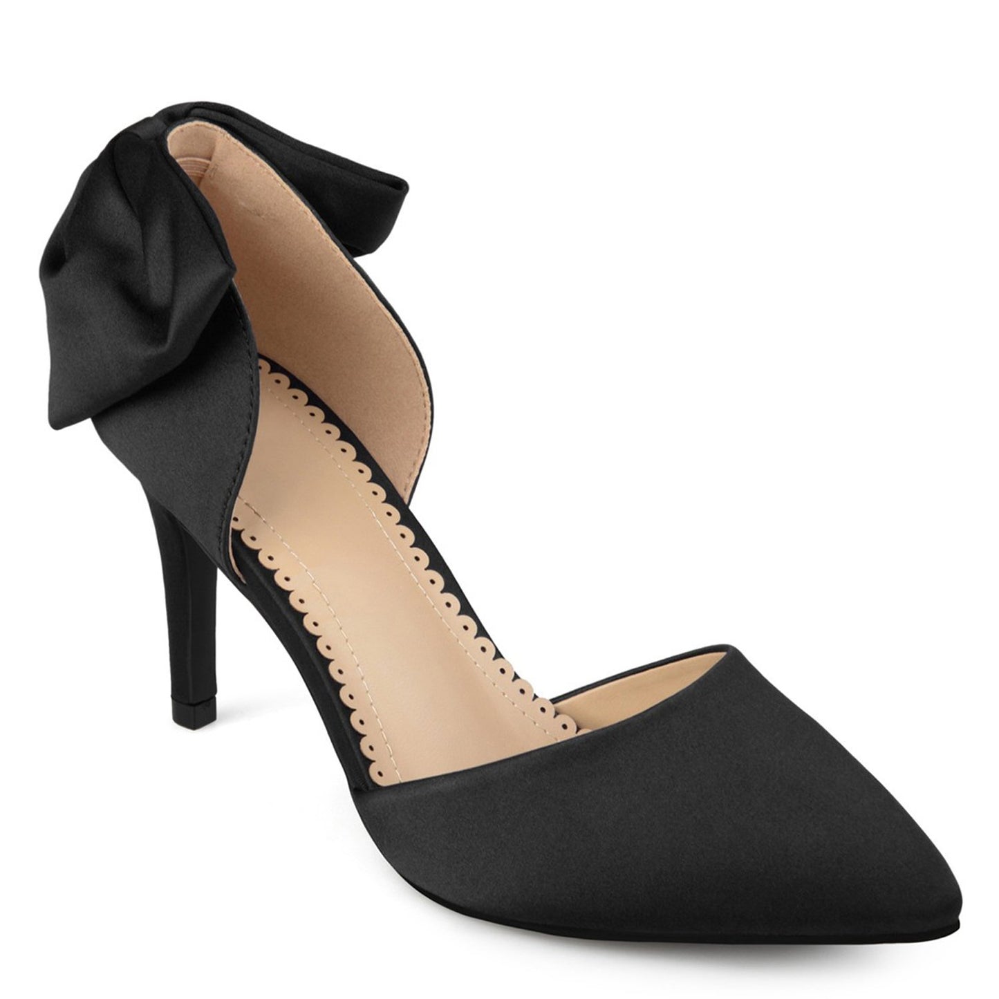 JOURNEE Collection Tanzi D'Orsay Bow Pump Test 23132