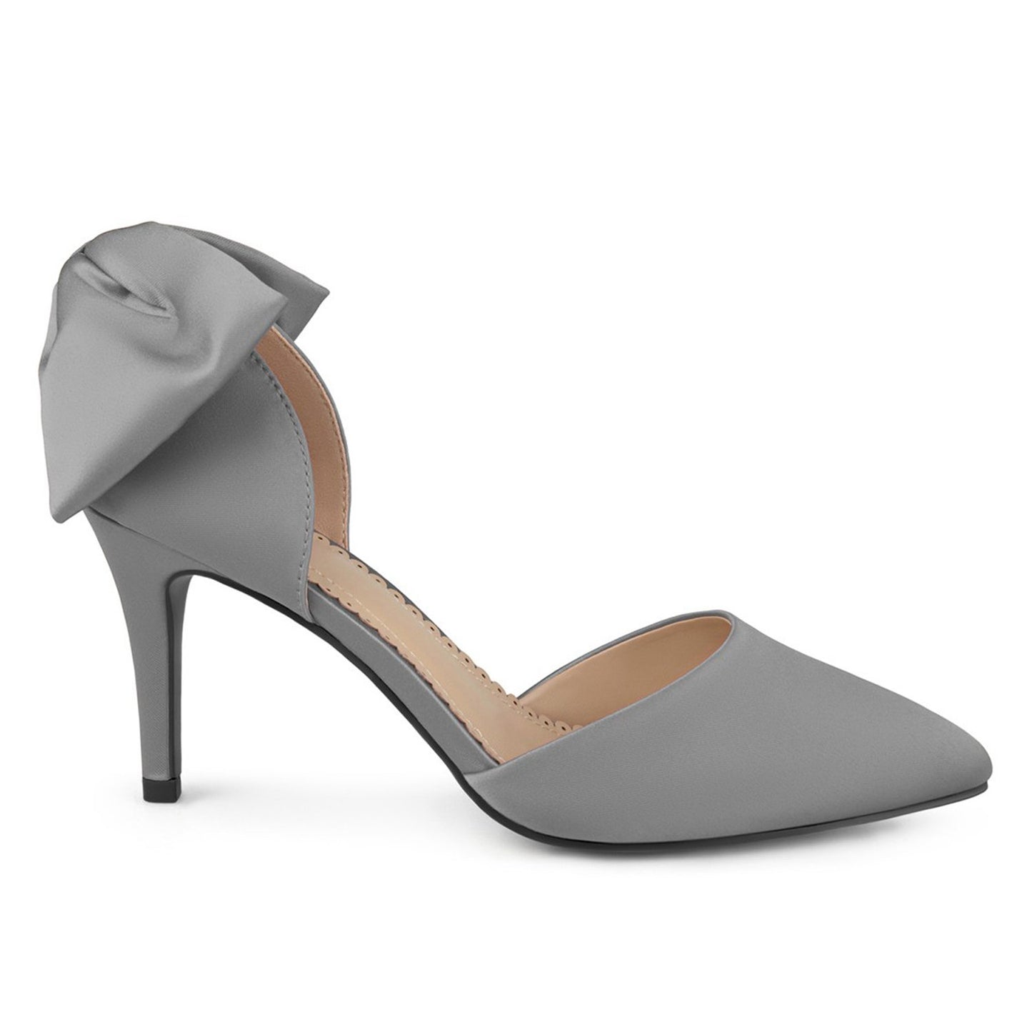 JOURNEE Collection Tanzi D'Orsay Bow Pump Test 23132