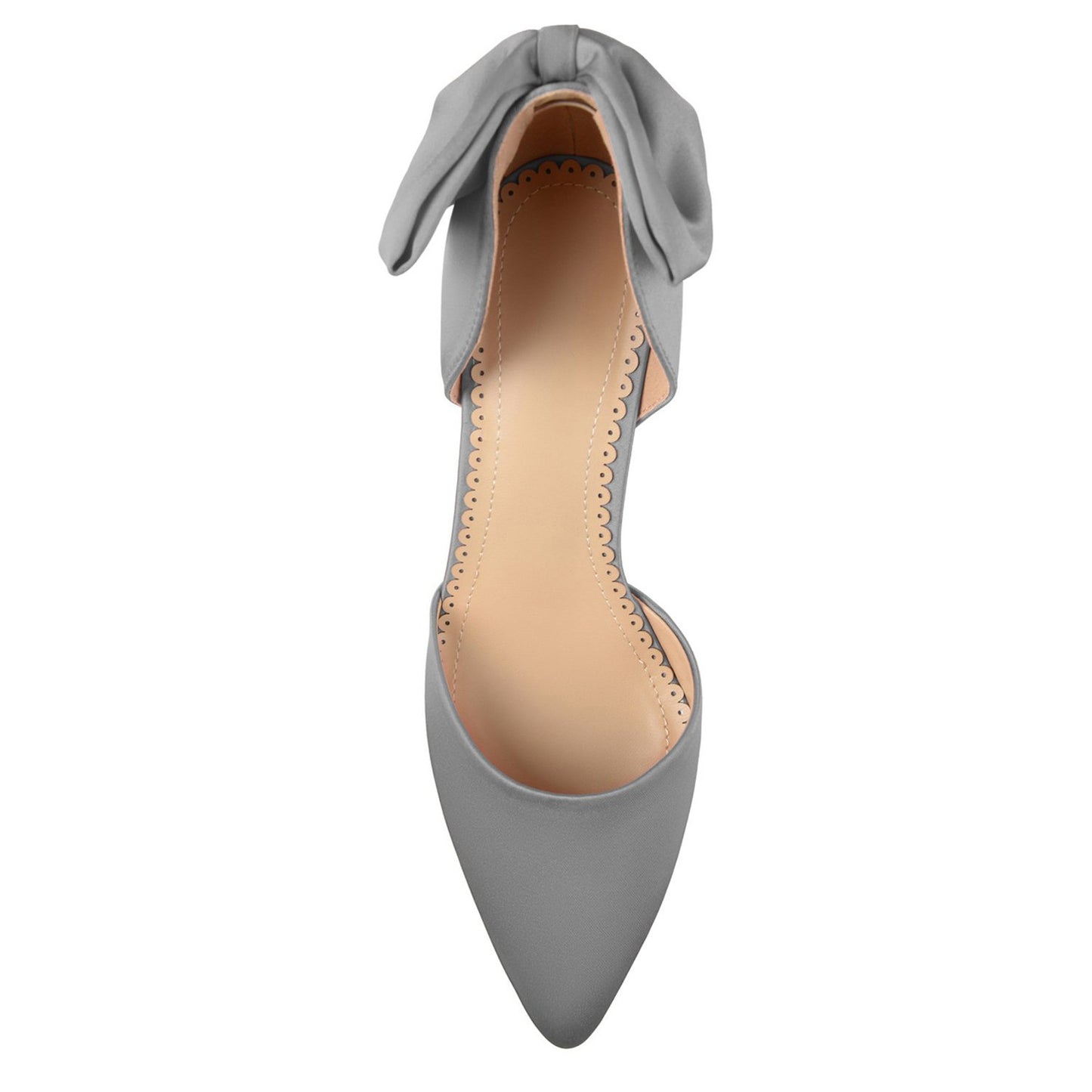 JOURNEE Collection Tanzi D'Orsay Bow Pump Test 23132