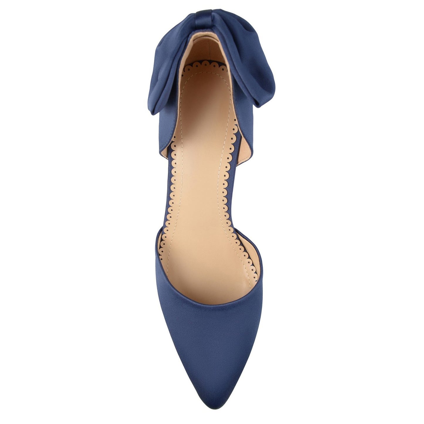 JOURNEE Collection Tanzi D'Orsay Bow Pump Test 23132