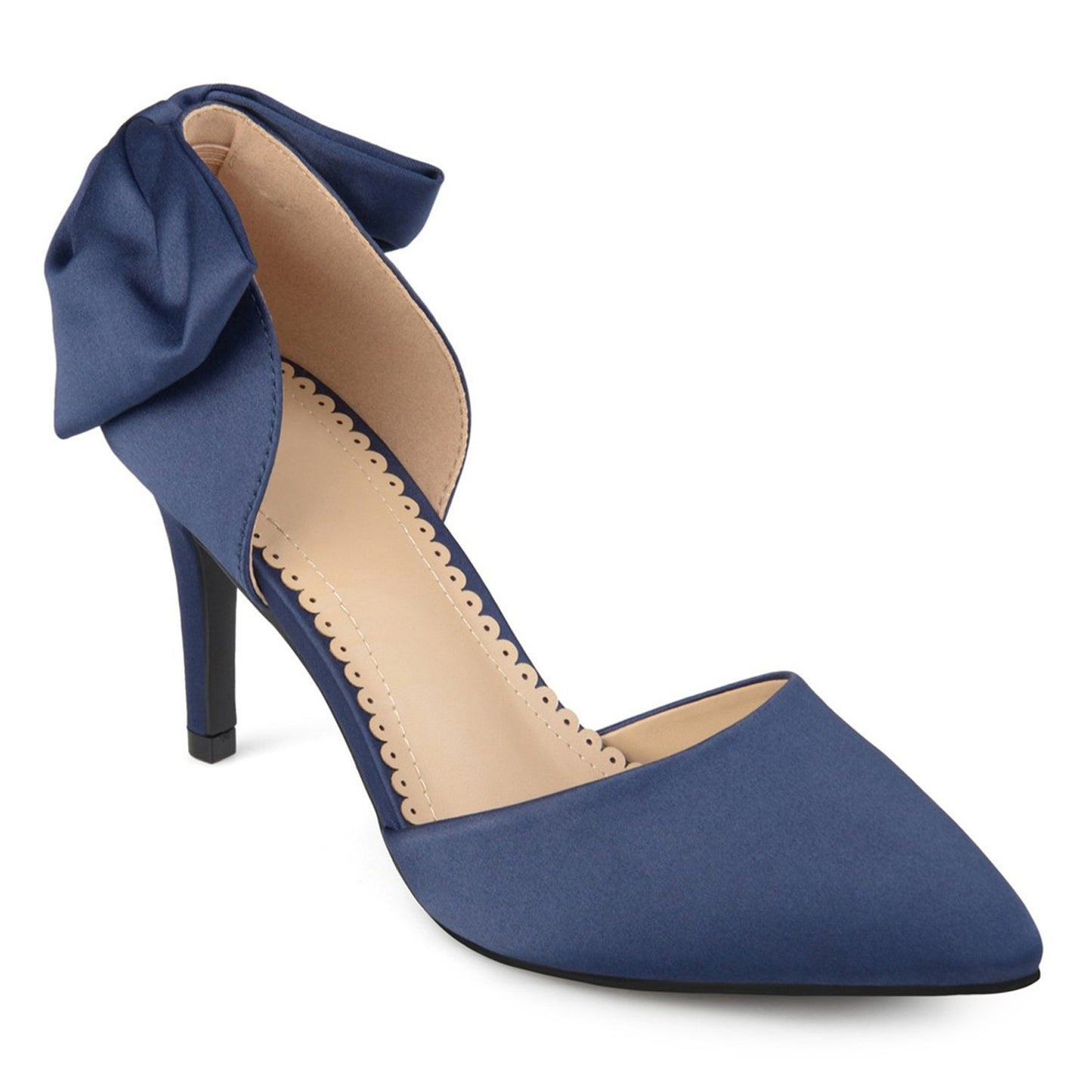 JOURNEE Collection Tanzi D'Orsay Bow Pump Test 23132