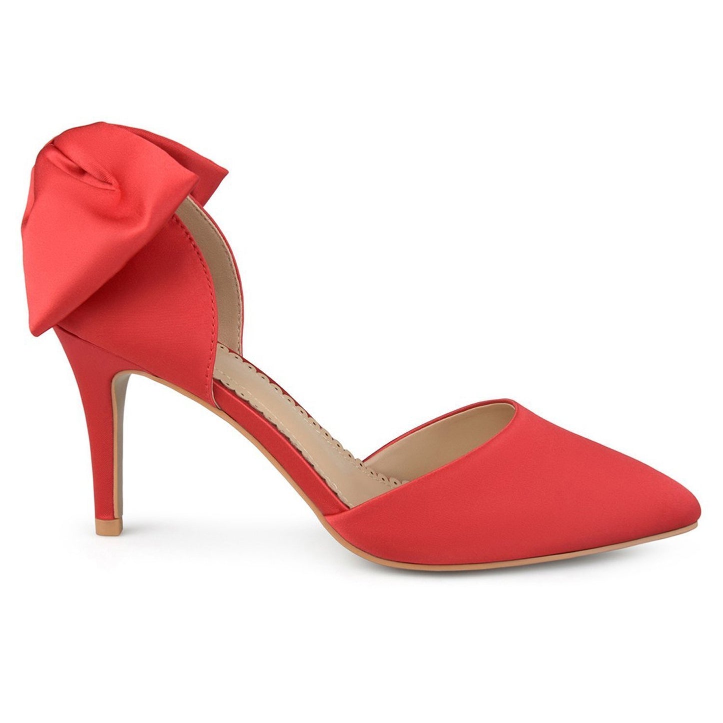 JOURNEE Collection Tanzi D'Orsay Bow Pump Test 23132