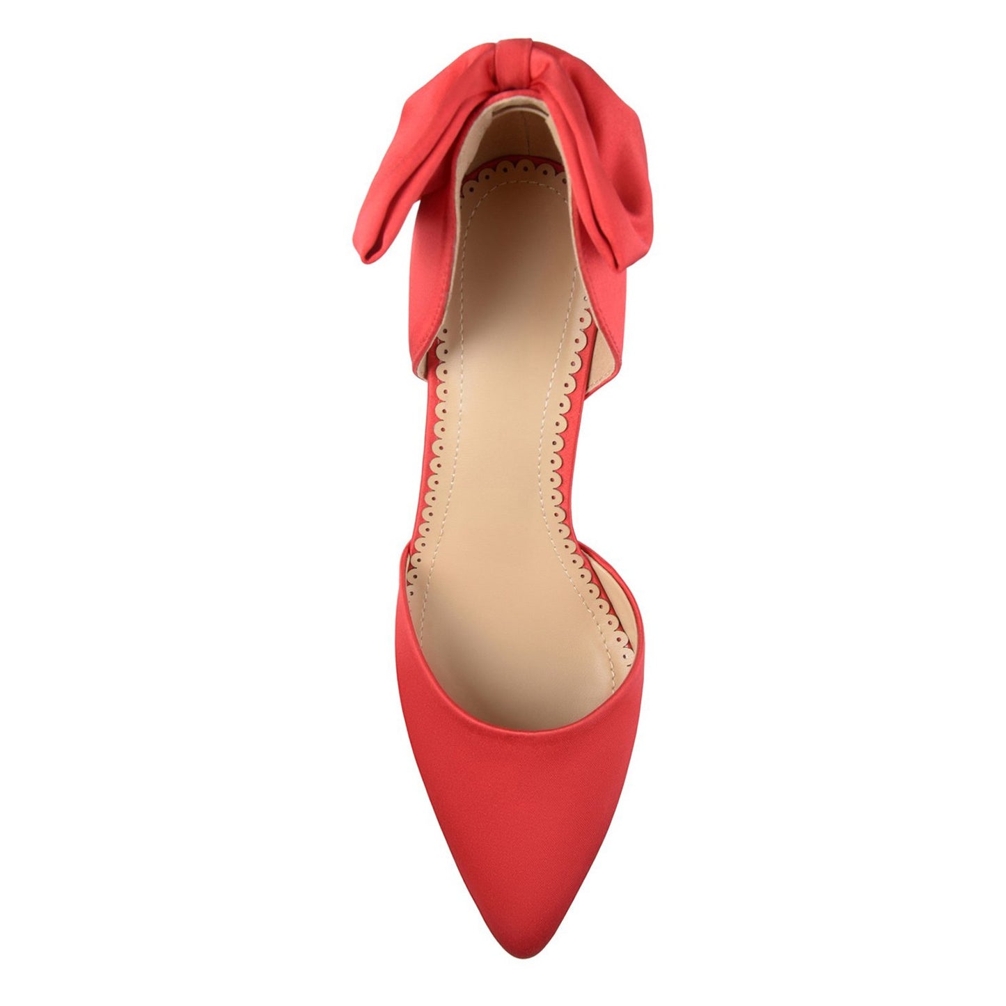 JOURNEE Collection Tanzi D'Orsay Bow Pump Test 23132