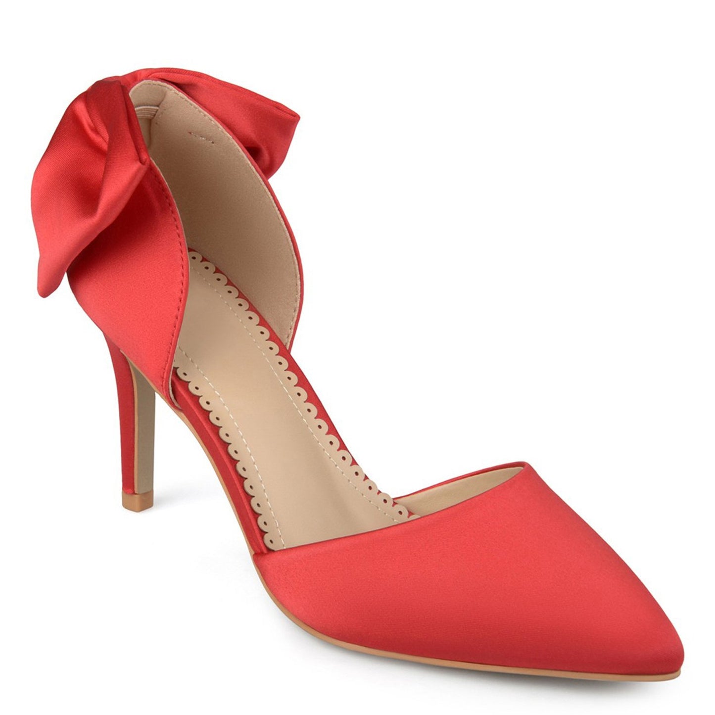 JOURNEE Collection Tanzi D'Orsay Bow Pump Test 23132
