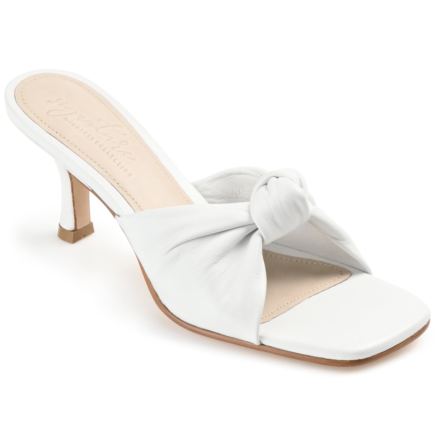 JOURNEE Collection FINLEE HEELS, White