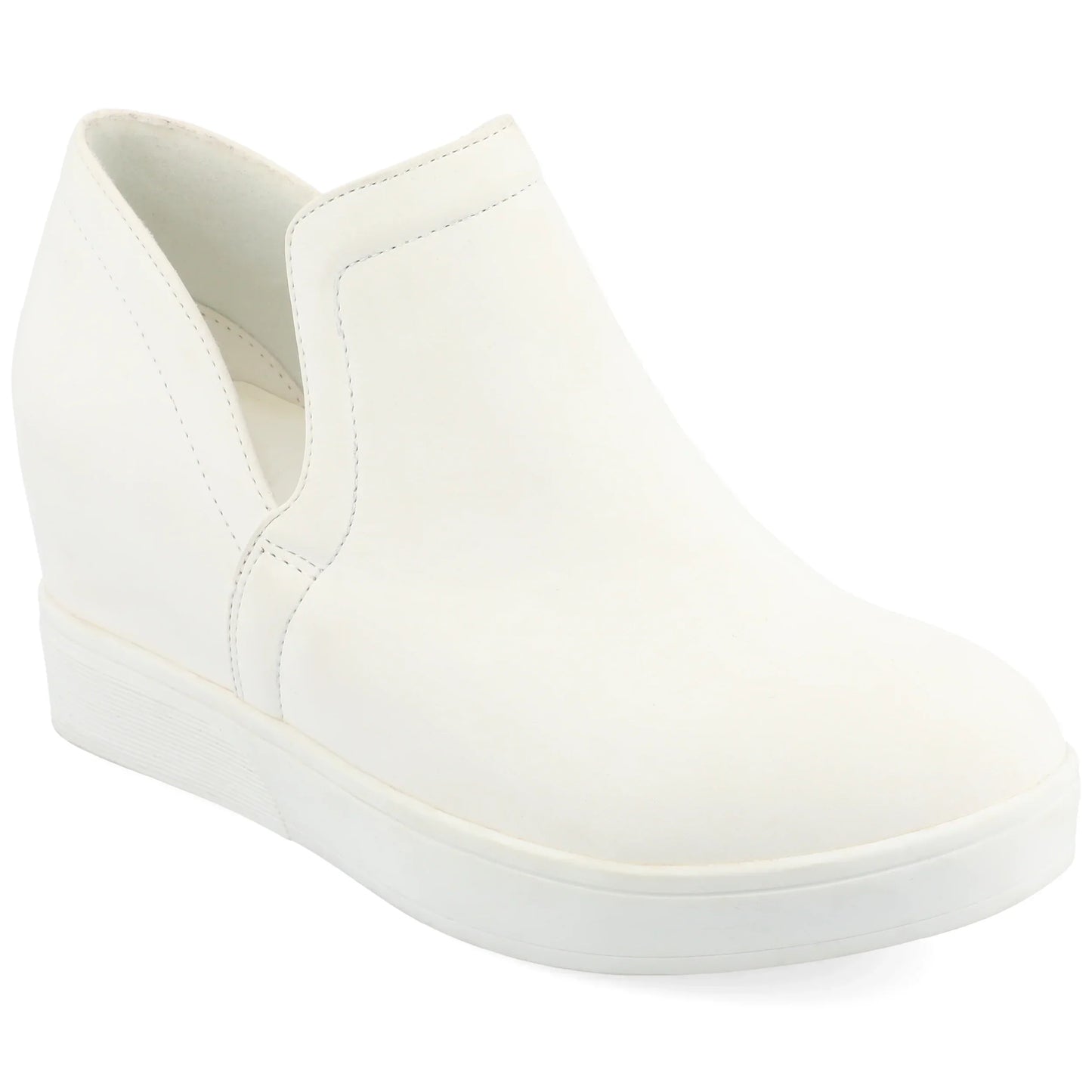 JOURNEE Collection Cardi Sneaker _Standard Width, White