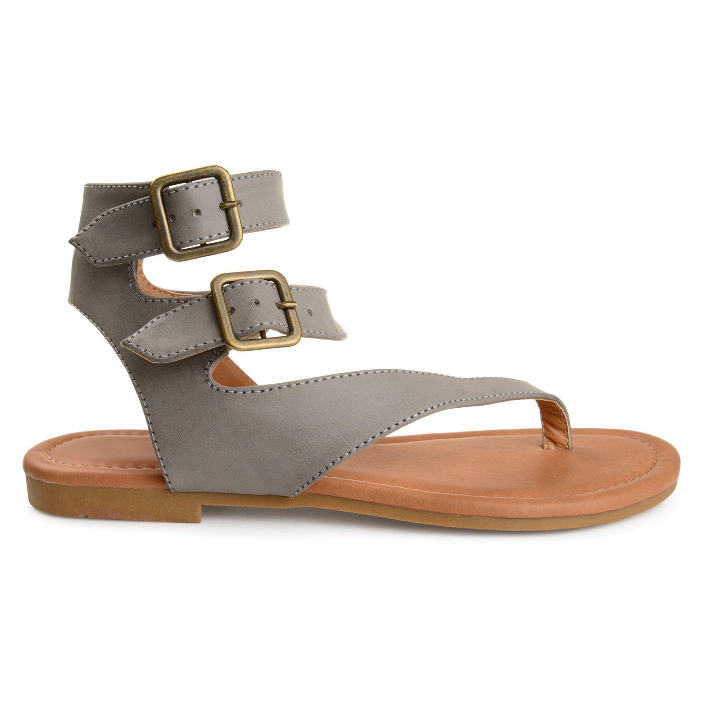 JOURNEE Collection Kyle - Flip-Flop Sandals, Grey