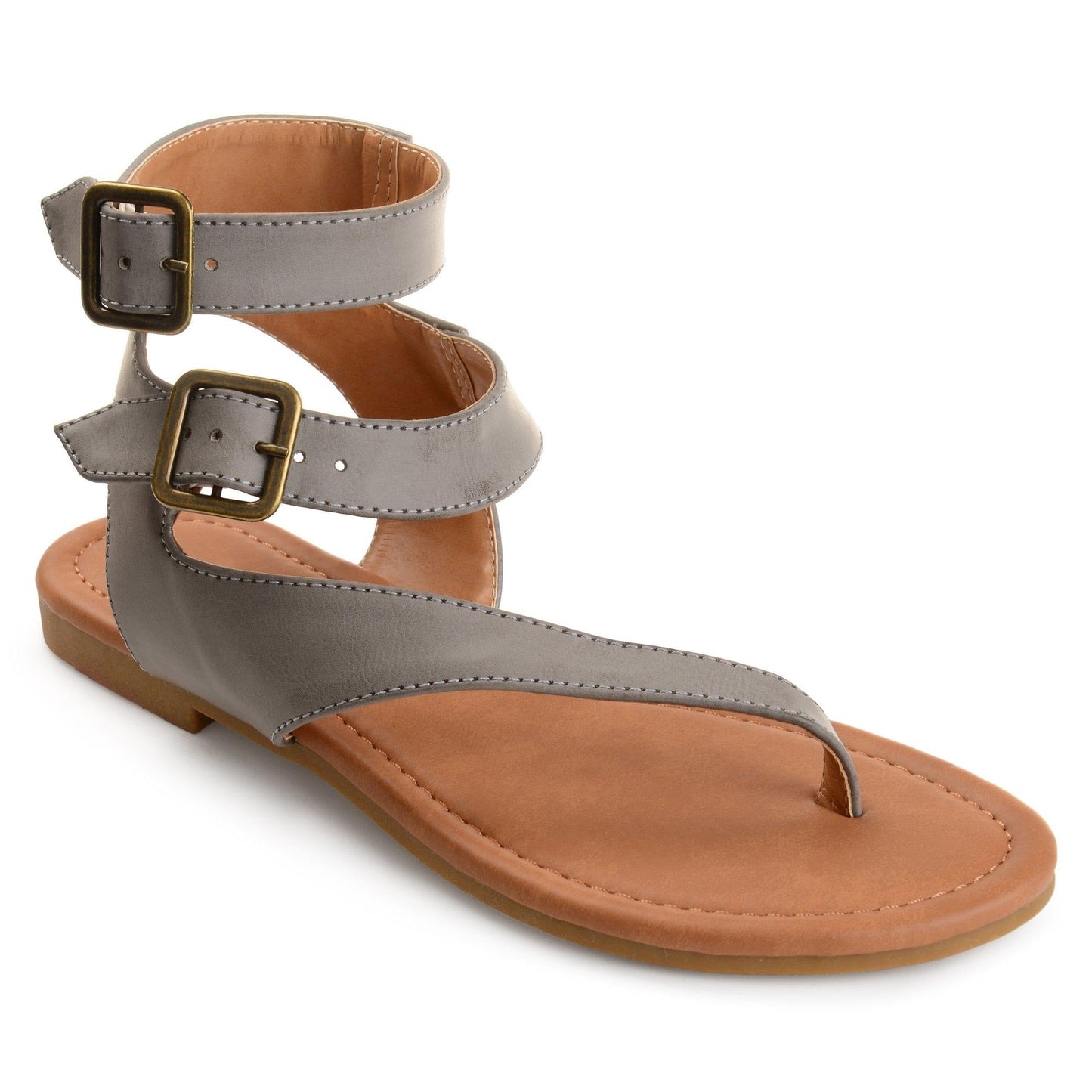 JOURNEE Collection Kyle - Flip-Flop Sandals, Grey