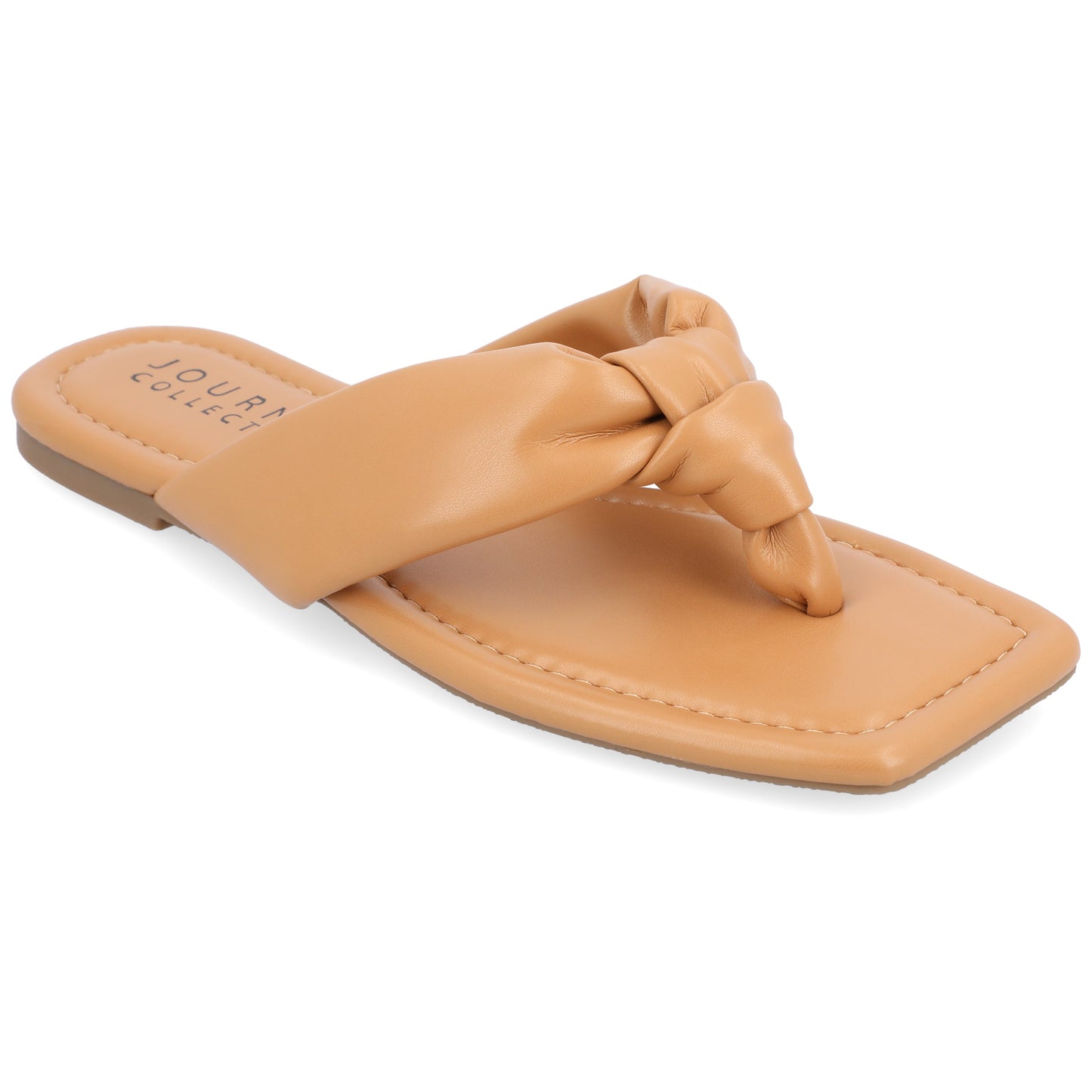 JOURNEE Collection Ares - Flip-Flop Sandals, Tan