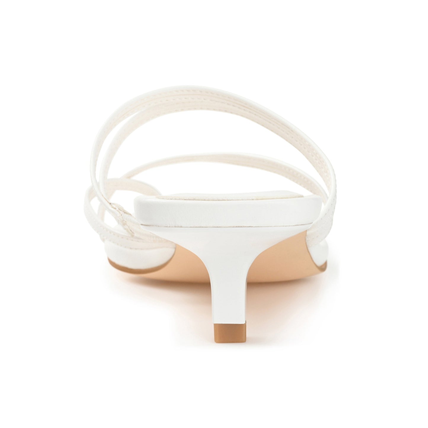 JOURNEE Collection Lettie Heels, White