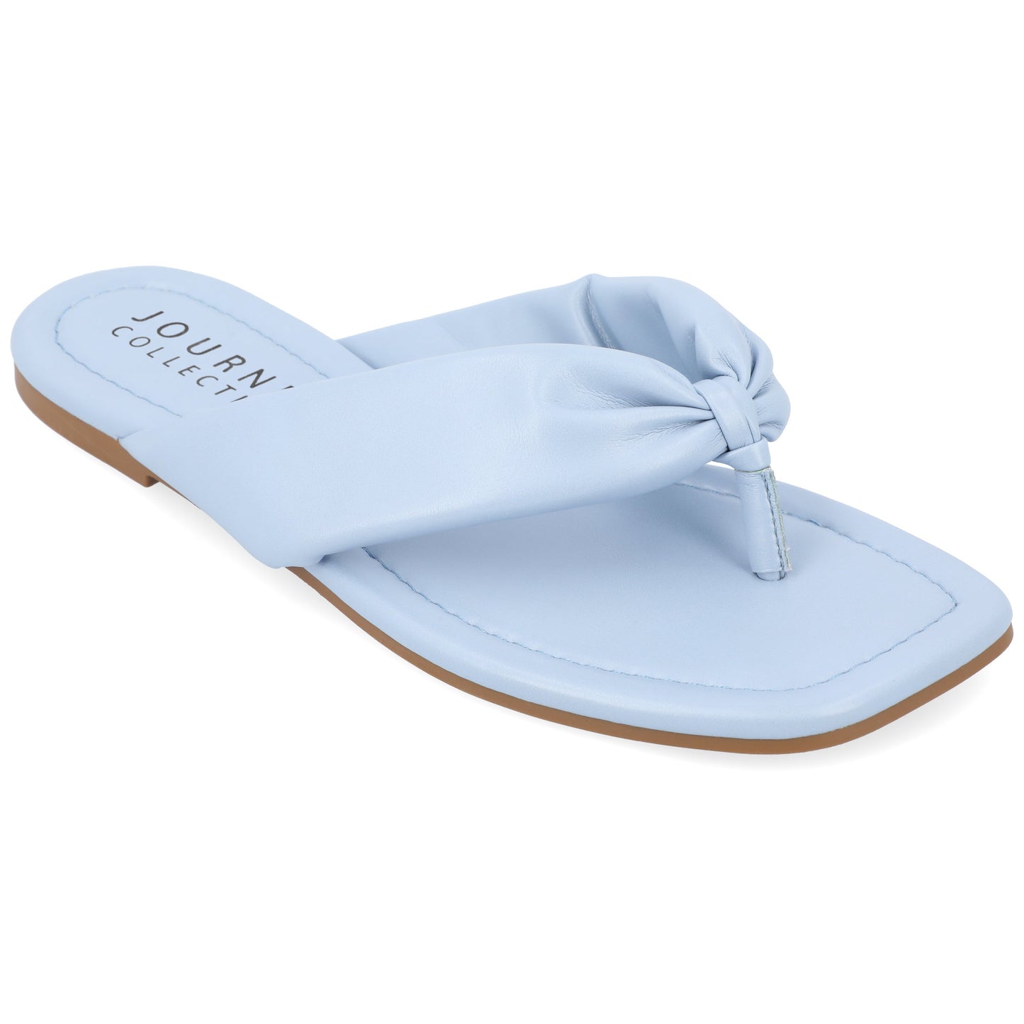 JOURNEE Collection Kyleen Flip-Flop Sandals, Blue