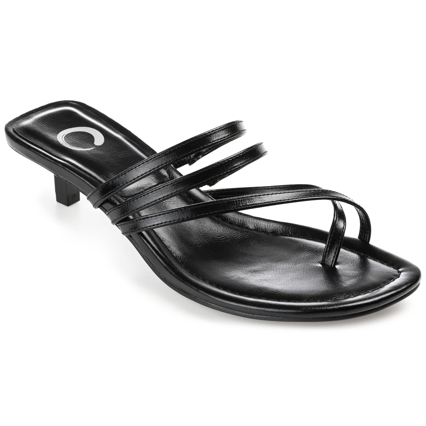 JOURNEE Collection Lettie Heels, Black