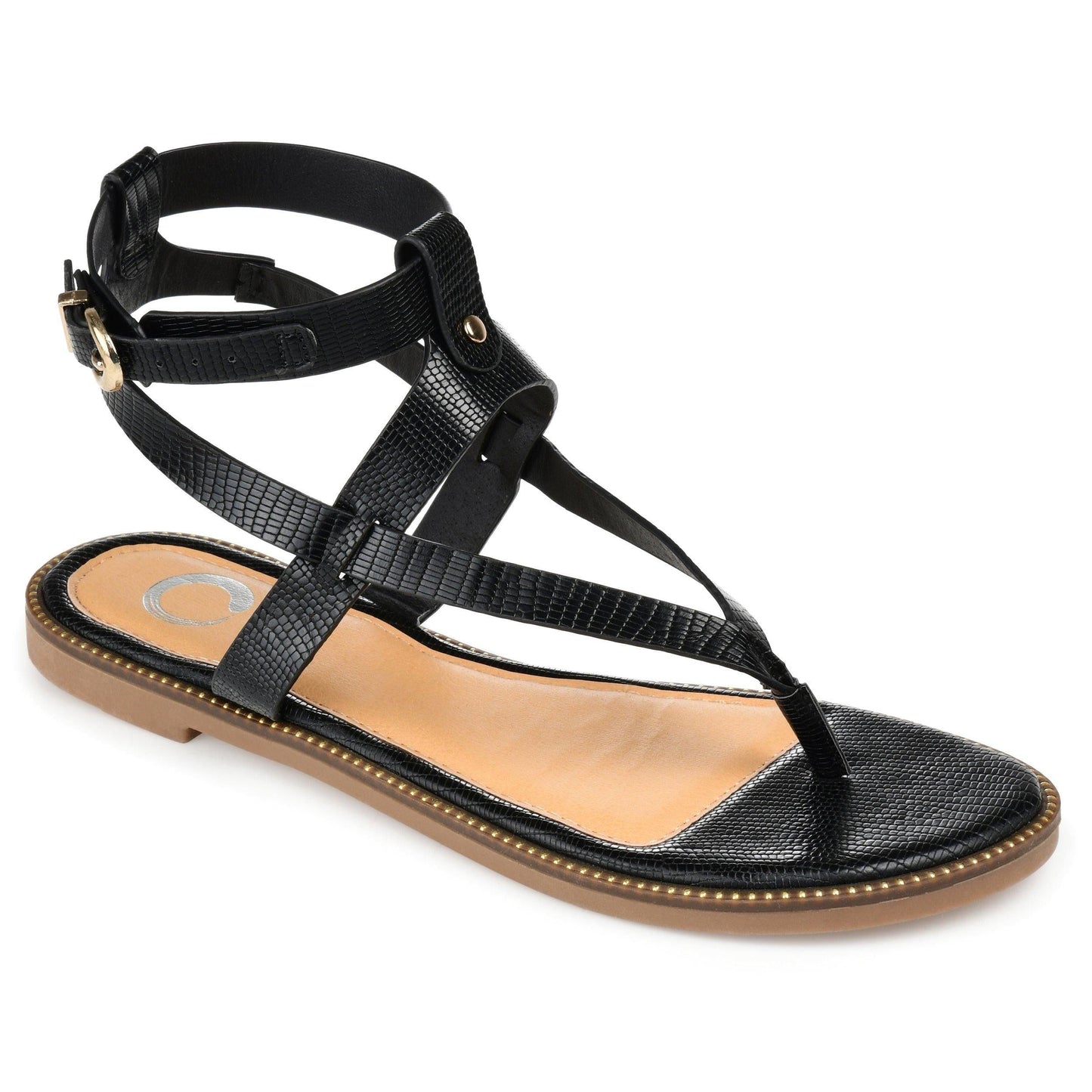 JOURNEE Collection Tangie - Flip-Flop Sandals, Black