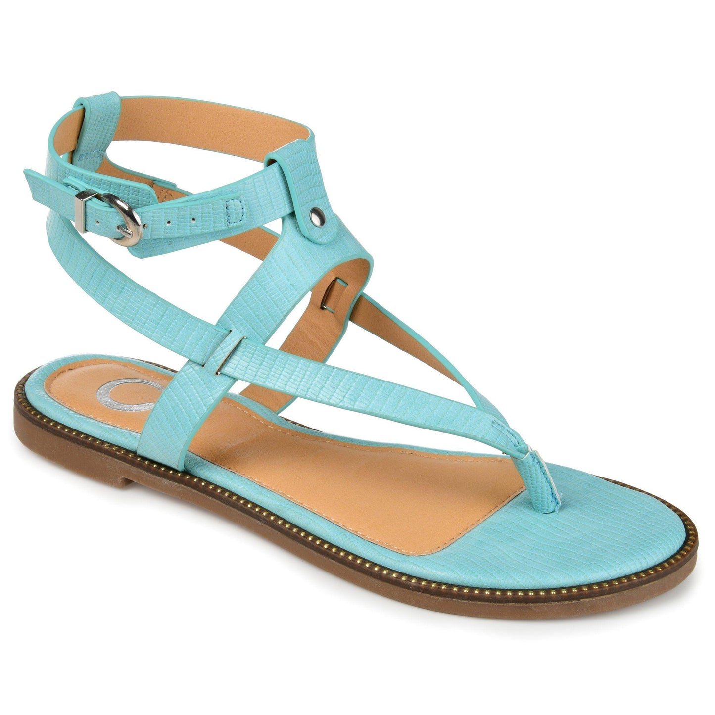 JOURNEE Collection Tangie - Flip-Flop Sandals, Blue