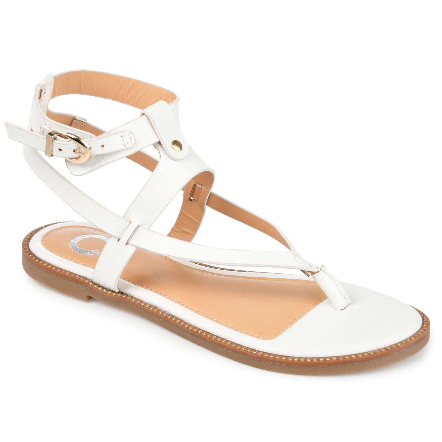 JOURNEE Collection Tangie - Flip-Flop Sandals, White