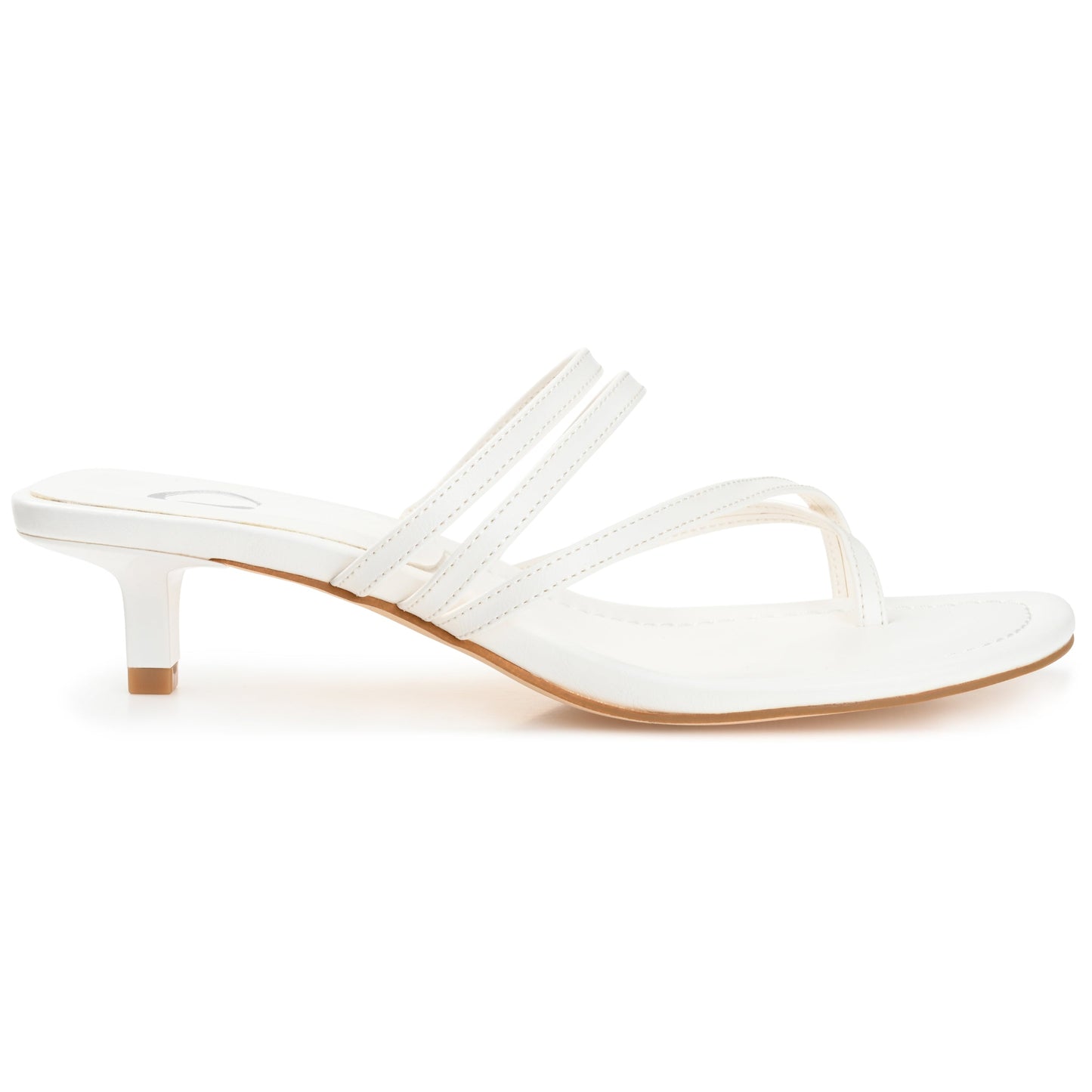 JOURNEE Collection Lettie Heels, White