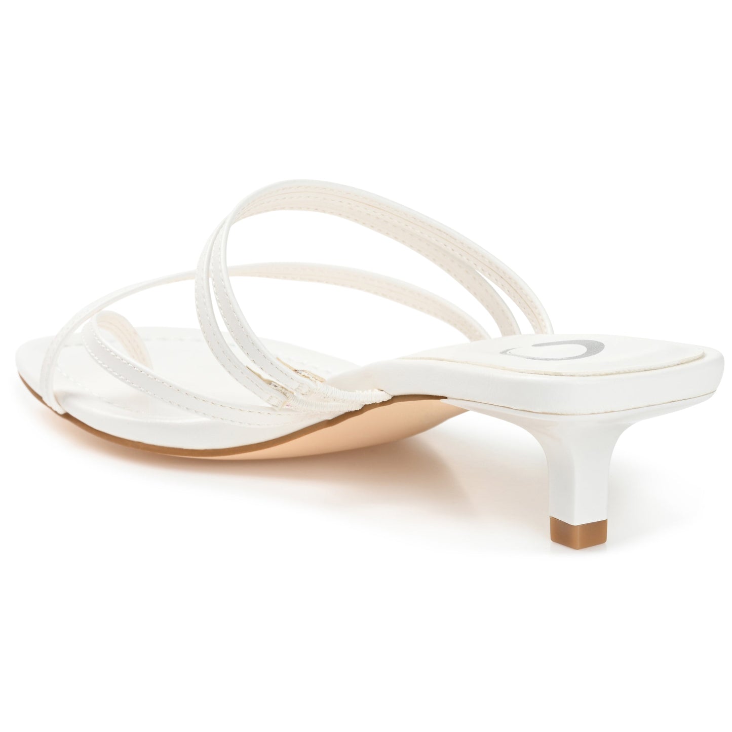JOURNEE Collection Lettie Heels, White