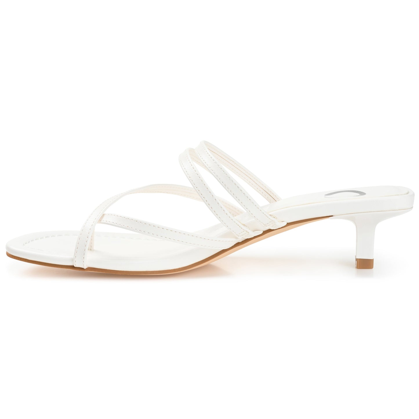 JOURNEE Collection Lettie Heels, White
