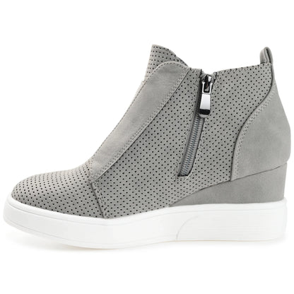 JOURNEE Collection Clara Senakers - Wide - Width, Grey