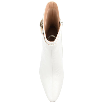 JOURNEE Collection Elanie Booties, White