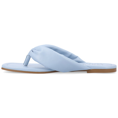 JOURNEE Collection Kyleen Flip-Flop Sandals, Blue