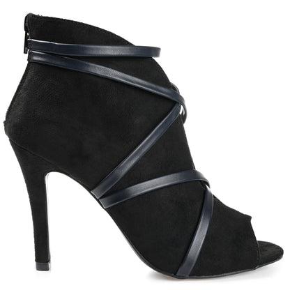 JOURNEE Collection Samara Booties-Wide Width, Black