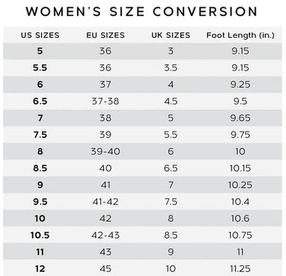 Journee Collection_CAMILLE Heels , Size chart