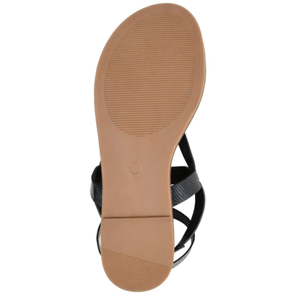 JOURNEE Collection Tangie - Flip-Flop Sandals, Black