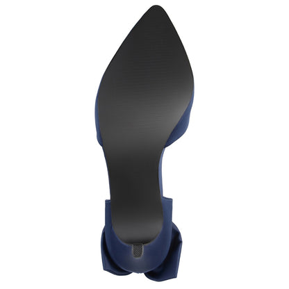 JOURNEE Collection Tanzi D'Orsay Bow Pump Test 23132