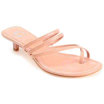 JOURNEE Collection Lettie Heels, Blush