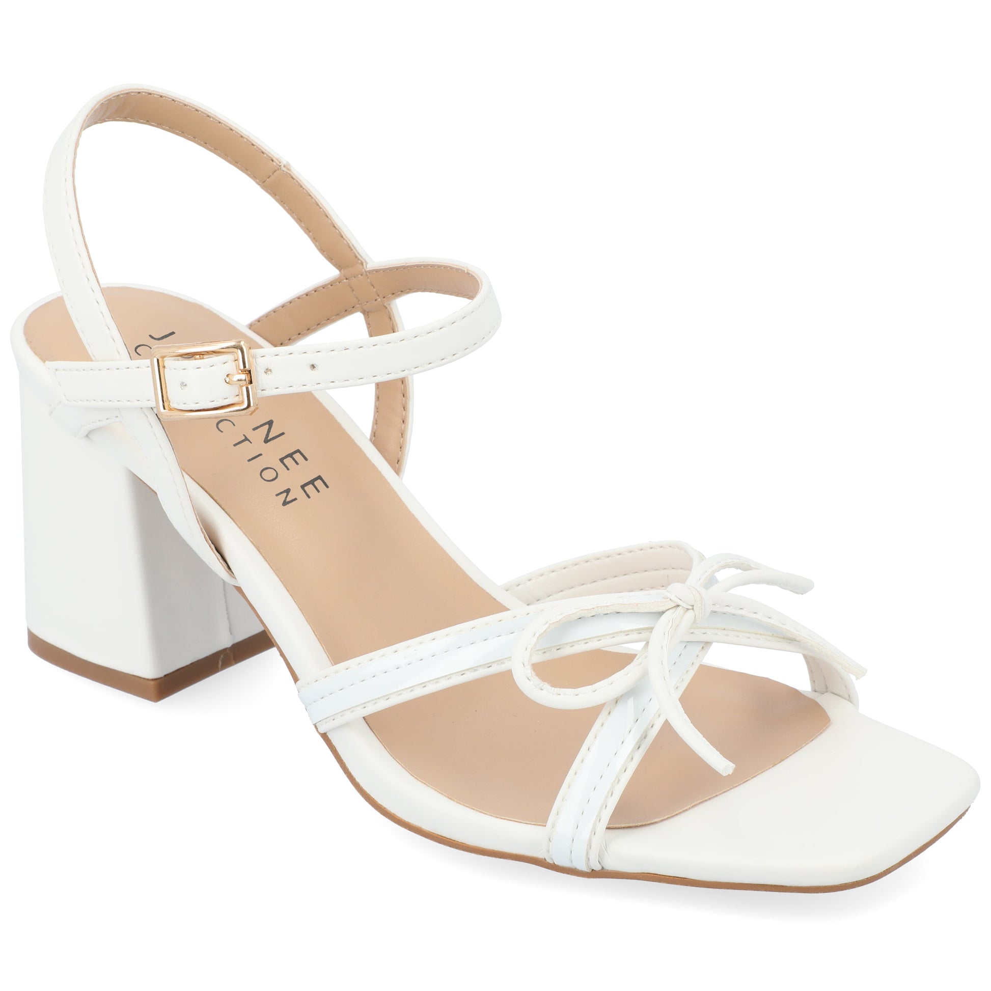 JOURNEE Collection Issmia Heels, White
