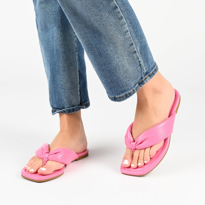 JOURNEE Collection Kyleen Flip-Flop Sandals, Pink